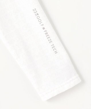 23区GOLF 【WOMEN】氷撃シリーズ【接触冷感/防臭/UVケア/吸水速乾】クルーネック インナー ホワイト系