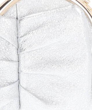 LANVIN en Bleu オリオン リボン口金小銭入れ シルバー