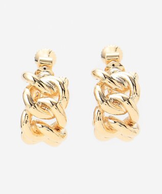 組曲 チェーンイヤリング ゴールド系