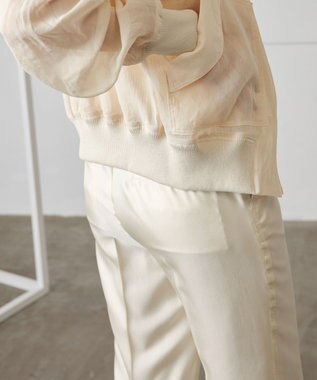 BEIGE， CARO / クロップドパンツ Ecru