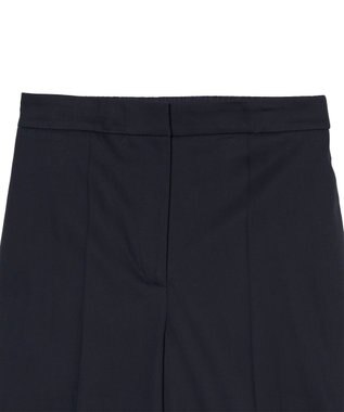 JOSEPH ライトギャバジンストレッチ　ワイドトラウザーズ Navy