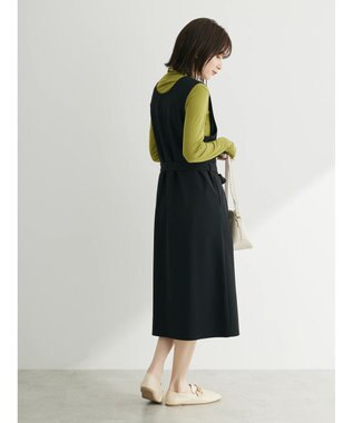Green Parks ジレにもなる３ＷＡＹジャンパースカート Black