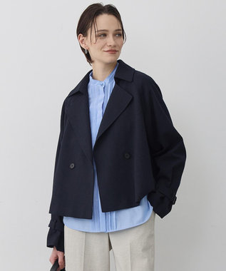  【先行予約】 ミックスブッチャー ショートトレンチコート