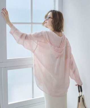 WEGO 【2026年春夏新作】シアーフードシャツ