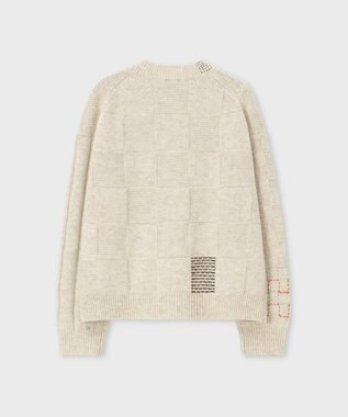 Paul Smith パッチワーク カーディガン エクリュ