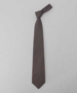 GOTAIRIKU GOTAIRIKU別注【日本製】シルク ネクタイ_小紋柄 ダークブラウン系8