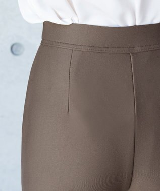 Tiaclasse 【安田美沙子さん着用・新色追加・日本製】すふれ起毛ストレートパンツ モカ