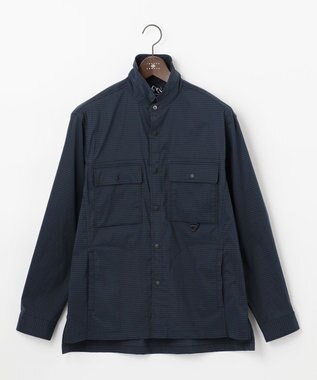 JOSEPH ABBOUD MOUNTAIN 【UNISEX】パワーリップワッシャー シャツ ネイビー系