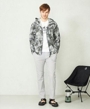 JOSEPH ABBOUD MOUNTAIN 【UNISEX】ECO撥水 ポケッタブル 3Dエンボスプリント ライトグレー系6