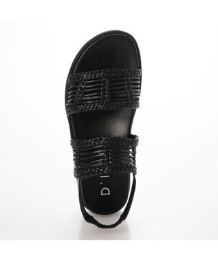 MODE ET JACOMO <D'ICI>フットベッドメッシュサンダル ブラック