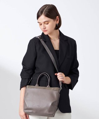 Y'SACCS シルキーリュクス2WAYトートバッグ ベージュ系その他