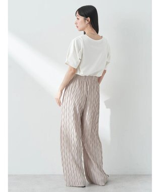 earth music&ecology タックスリーブＴ Off White