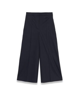 JOSEPH ライトギャバジンストレッチ　ワイドトラウザーズ Navy