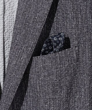 JOSEPH ABBOUD 【キングサイズ・ストレッチ・洗える・軽量・防しわ・速乾・エコ撥水】ライトウェーブジャケット グレー系