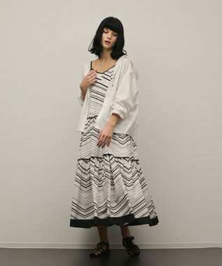 GRACE CONTINENTAL キカプリントキャミワンピース キナリ