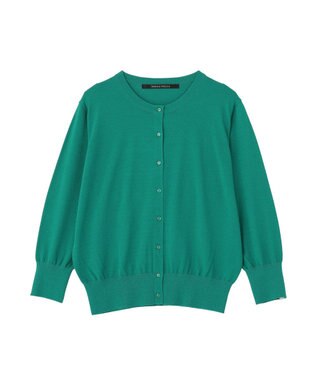YECCA VECCA 【マシンウォッシャブル】カーディガン Green