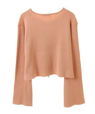 earth music&ecology ダブルジップニットカーディガン Orange