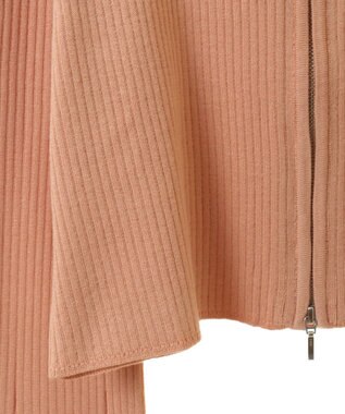 earth music&ecology ダブルジップニットカーディガン Orange