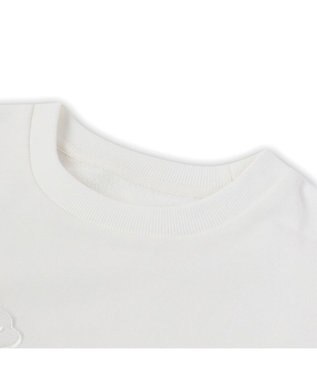 Mother garden しろたん＆らっこいぬ 白刺繍トレーナー《オフホワイト》 S / M / L / XL -