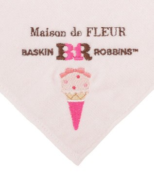 Maison de FLEUR サーティワン　タオルハンカチ Light Pink