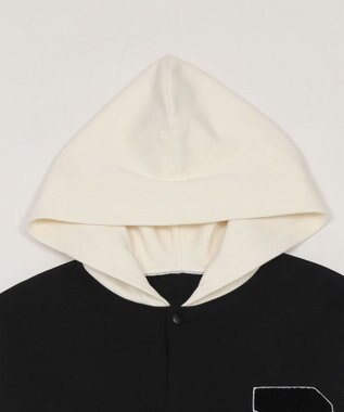 WEGO 【ユニセックス着用ITEM】スウェットフードスタジャン ブラック