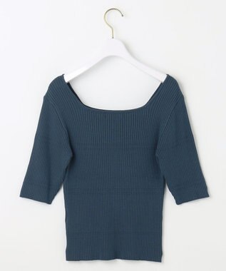 ANY SIS 【2SET】リボンカーデツイン ニット ダークブルー