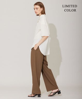 ICB 【WEB限定カラーあり・洗える】ラッフルデザインシャツ オフホワイト系［WEB限定］