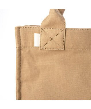 UNBILLION カシュカシュ cachecache / フロッキーポーチ付きキャンバストート ベージュ