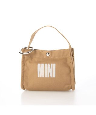 UNBILLION カシュカシュ cachecache / フロッキーポーチ付きキャンバストート ベージュ