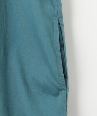 ANY L ピンタックデザインシャツワンピース ターコイズ