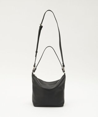 russet 《3/4～価格改定》ソフトレザーシンプルショルダーバッグ(CE-1328-WEB) Black2