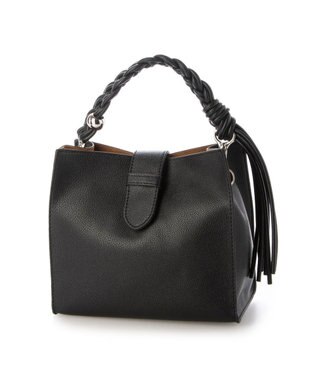 UNBILLION カシュカシュ cachecache / ベルトフラップメッシュハンドル2wayトート ブラック