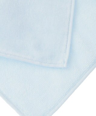 Maison de FLEUR ジェリーフィッシュ刺繍タオルハンカチ Light Blue