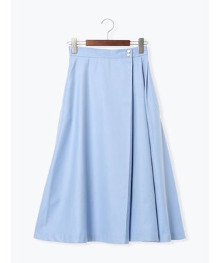 Te chichi アシメタックフレアスカート サックスブルー