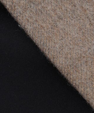 ICB ライトシャギーボンディング ステンカラーコート キャメル系