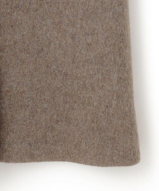 ICB ライトシャギーボンディング ステンカラーコート キャメル系