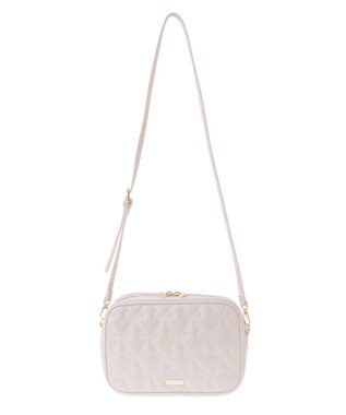 Maison de FLEUR リボンキルティングスクエアポシェット Light Pink