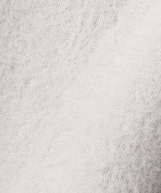 ANY SIS S 【洗える】フェザーボレロ カーディガン ライトグレー