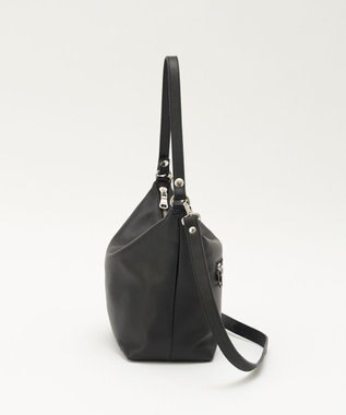 russet 《3/4～価格改定》ソフトレザーシンプルショルダーバッグ(CE-1328-WEB) Black2