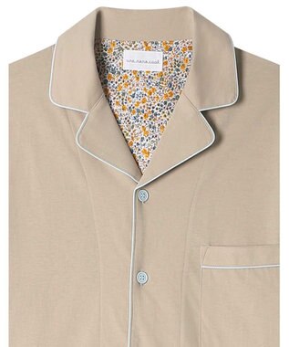 une nana cool 【綿100％】ラスティック天竺メンズパジャマ　ＭＡＤＥ　ＷＩＴＨ　ＬＩＢＥＲＴＹ　ＦＡＢＲＩＣ BS