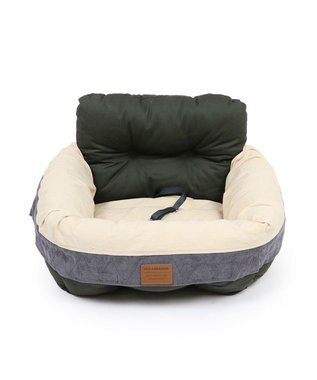 PET PARADISE ドライブ ボックス カドラーベッド 《 カーキ /  グレー 》 小型犬 カーキ