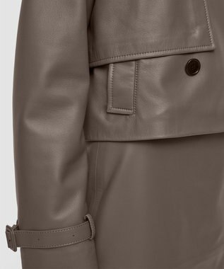 JOSEPH ナッパレザー　ジャケット Mushroom