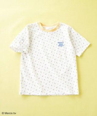 Green Parks ｍｉｆｆｙ／フルーツプリントワッフルＴシャツ Yellow