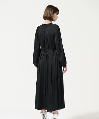 GRACE CONTINENTAL シルキーカフタンワンピース ブラック