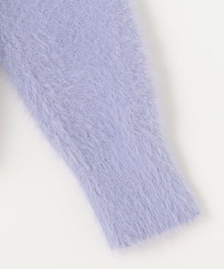 組曲 S 【前後着用可】2WAYナイロンファー ニット ふじ色系