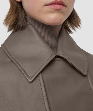 JOSEPH ナッパレザー　ジャケット Mushroom