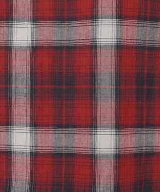 J.PRESS MEN 【J.PRESS ORIGINALS】【UNISEX】Indian Madras Open Shirts / Baggy-Fit レッド系4