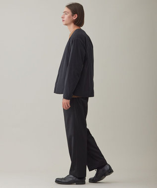 UNFILO MENS 【男女兼用】FINE MOVE+ ノーカラージャケット [23年秋冬商品] ブラック