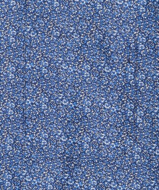 JOSEPH ABBOUD 【キングサイズ・清涼・リネンブレンド】コットンリネン ボイルフラワープリント 半袖シャツ ネイビー系5