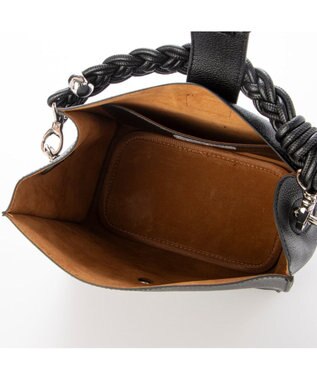 UNBILLION カシュカシュ cachecache / ベルトフラップメッシュハンドル2wayトート ブラック